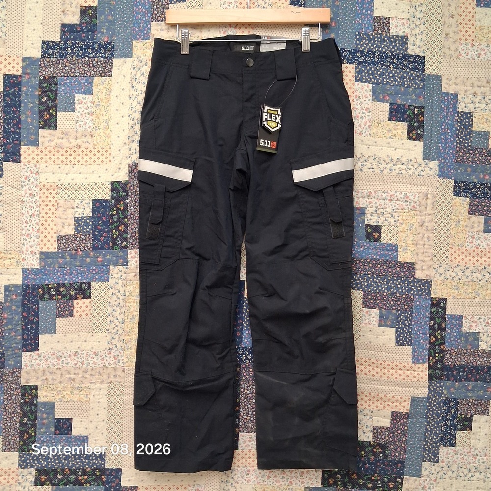 5.11 Tactical Stryke EMS Pants Womens 6 Reg Dark Navy Blue Flex-Tac Ripstop NWT